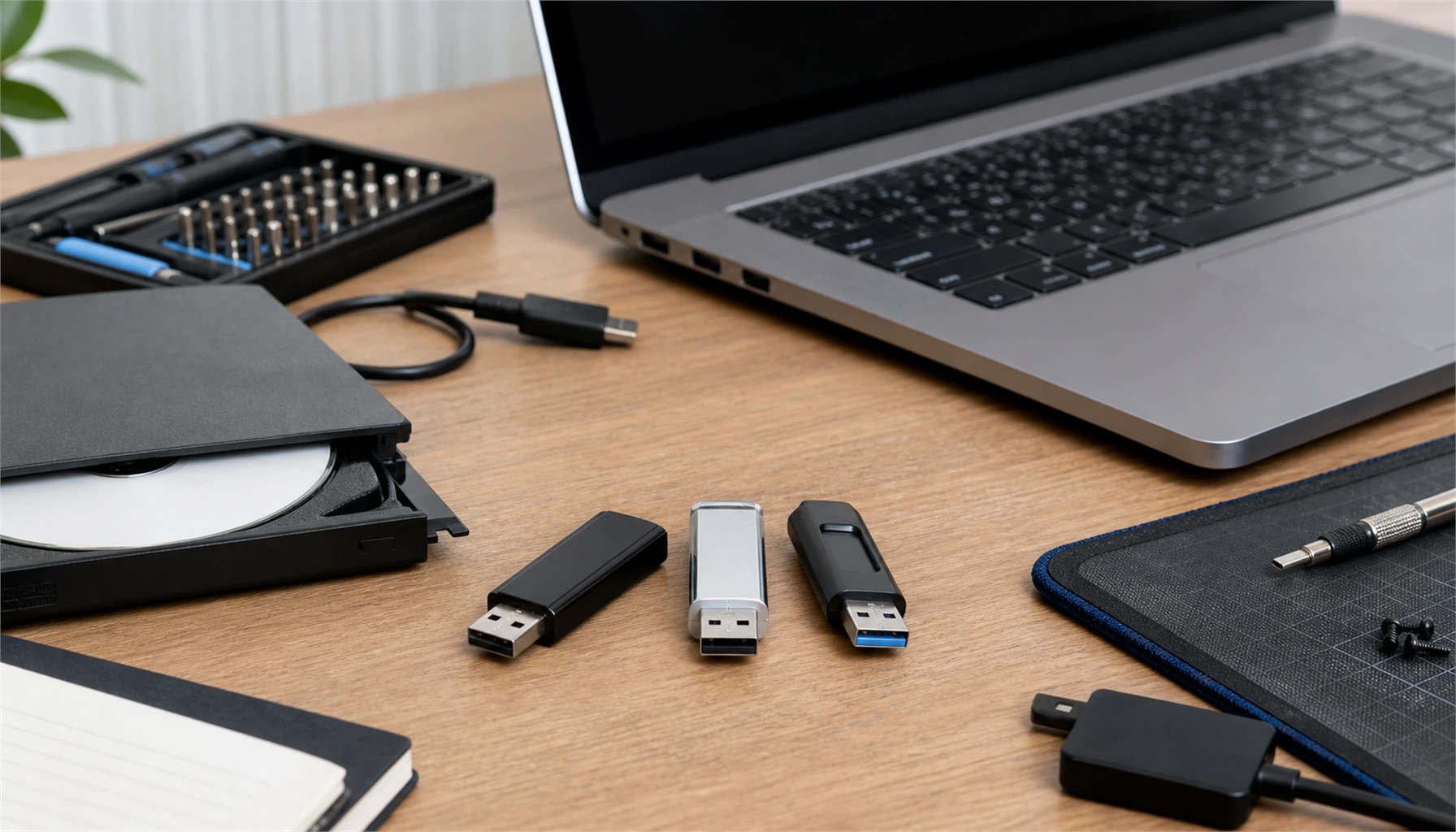 Photo realiste liee au sujet "Rufus, AnyBurn ou Ventoy : quel outil choisir pour créer une clé USB bootable ?", rubrique Technologie pour Bewan